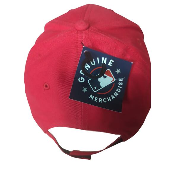 MLB Fan Favorite Philadelphia Phillies Red Men Structured Adjustable Hat Cap NEW - Picture 5 of 10